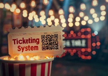 Interactive reserved seating map on a theater ticketing system dashboard