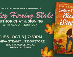 Author Ashley Herring Blake celebrates Take a Chance, Sasha Sinclair