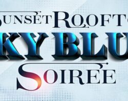 SUNSET ROOFTOP SKY BLUE SOIRÉE